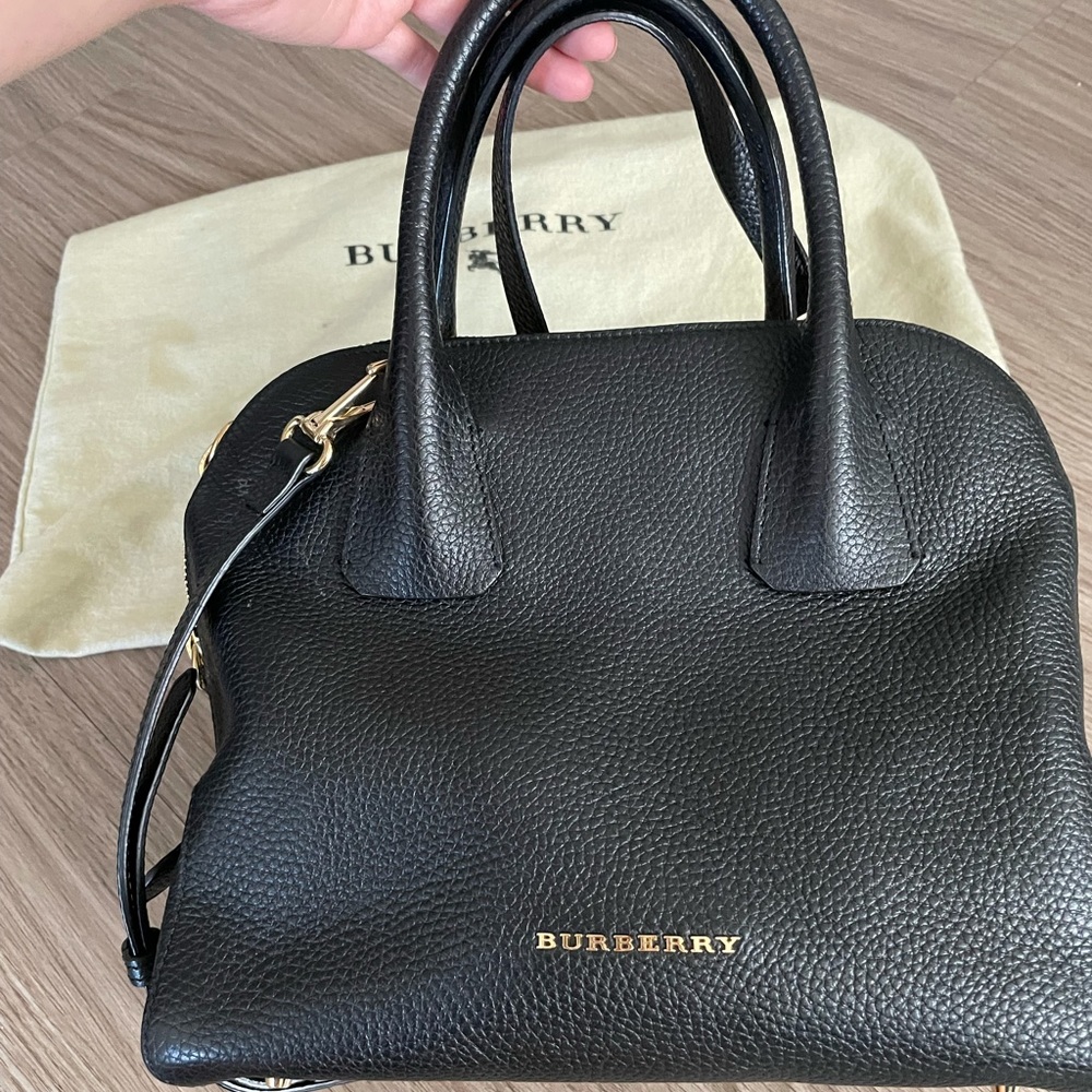 Burberry bowling  hand bag